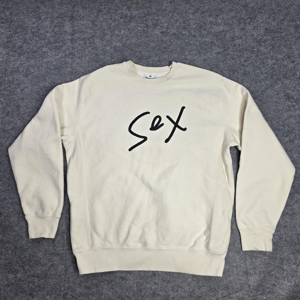 JXDN Sweatshirt Mens XL Cream I Hope This Never Ends Tour 2023 Sex Pullover‎
